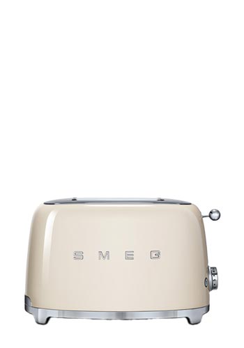 Smeg Toaster, 2 Schlitze, 50s Style Cream, TSF01CREU