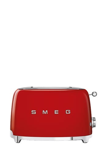 Smeg Toaster, 2 Schlitze, 50s Style Red, TSF01RDEU